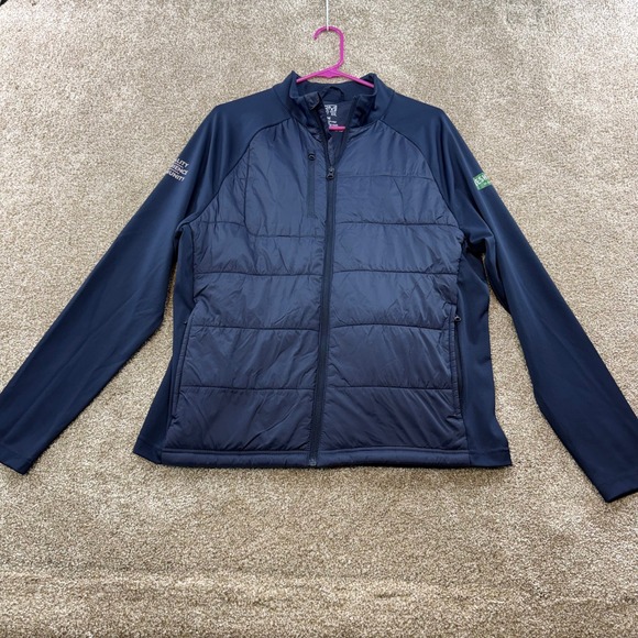 Refined Matter Other - Refined Matter Men's Fresh Thyme Hybrid Quilted Jacket M Navy Blue Workwear
